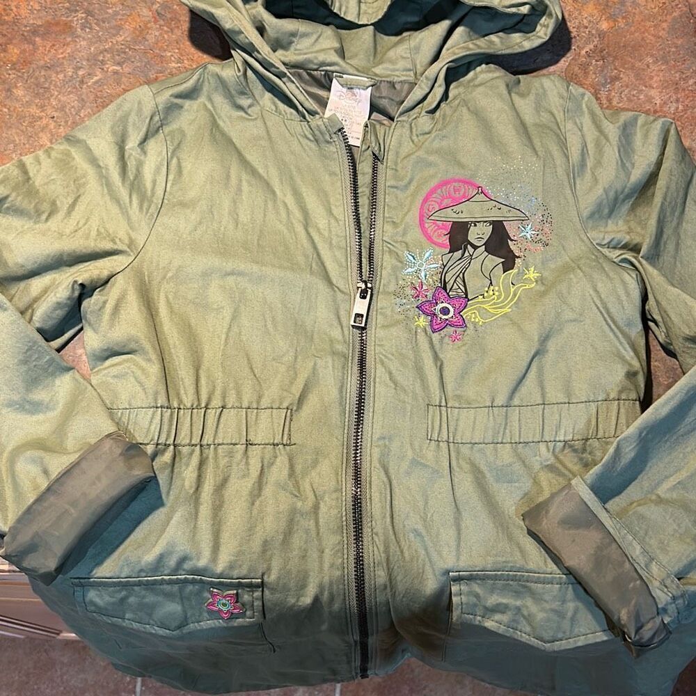 Disney Raya And The Last Dragon Hooded Jacket girls 9/10